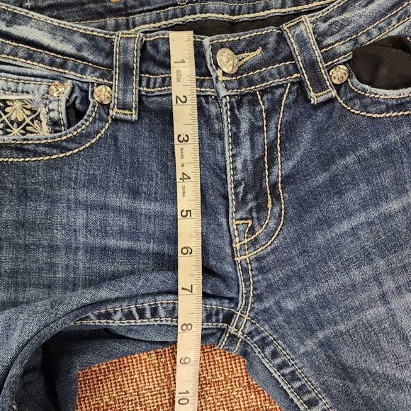 Miss Me Signature Rise Boot Cut Jeans Size 29 - Picture 9 of 10